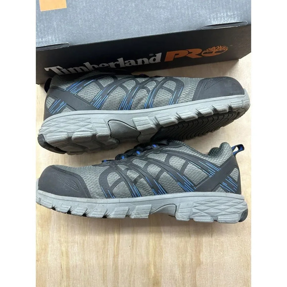 Nautilus Mens Gray N1901 Composite Toe Safety Work Shoes US 8.5 Medium Steel - Picture 1 of 5